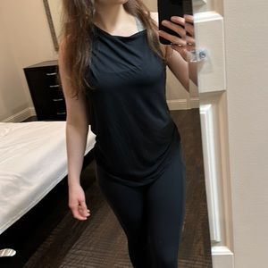 Lululemon Open Back Tank, Black